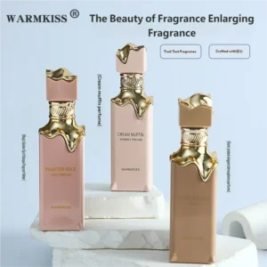 WARMKISS new product, Arabian Gold perfume from Dubai, Middle East, with long-lasting fragrance, fresh floral and fruity scent, wholesale available