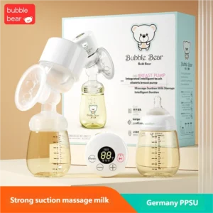Bubi Bear integrated electric breast pump, portable, silent, fully automatic breast pump, high suction electric breast pump