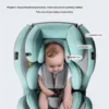 Child safety seat for car use, baby 0-12 years old, in car 360 degree rotating simple seat, universal for infants