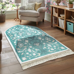 Thickened knee pads with slow rebound sponge, worship blanket with tassels, arched prayer and blessing, thickened floor mat