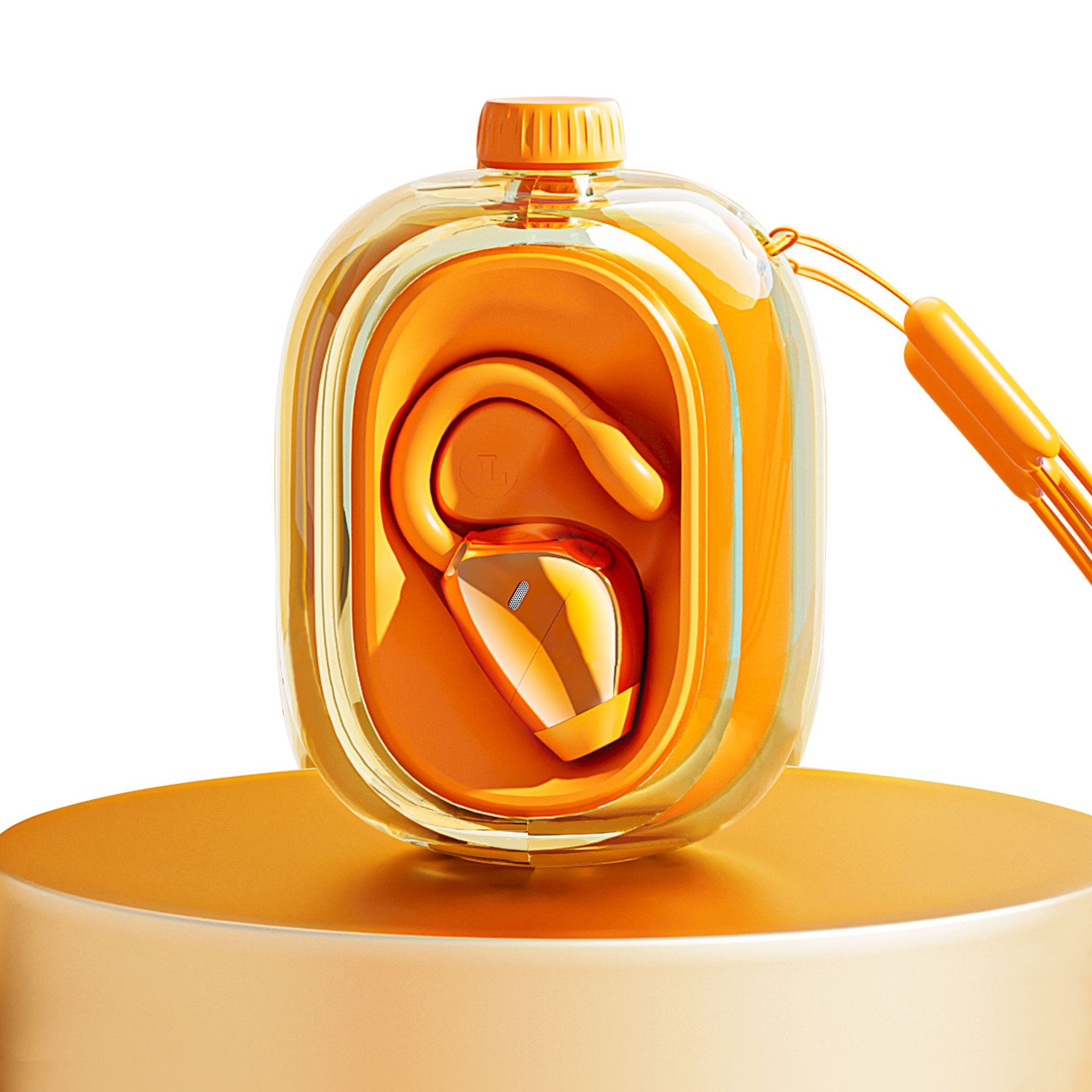 JM47 new product, clip-on wireless Bluetooth earbuds, in-ear design, heavy bass, sports running, AI translation, music earplugs