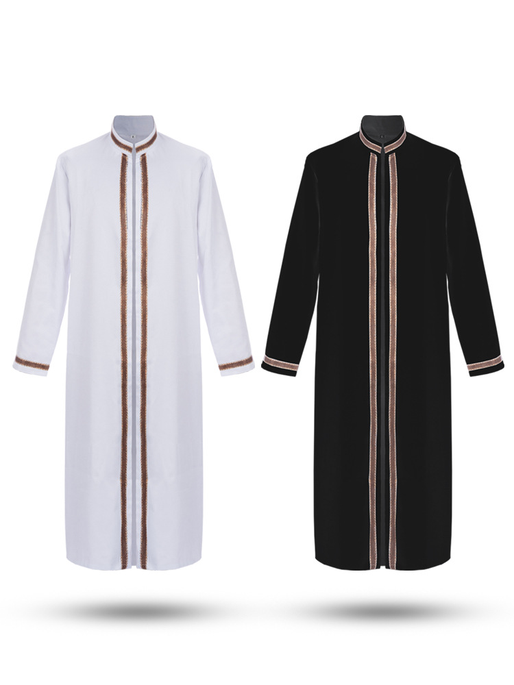 Halloween costume for a medieval Muslim Middle Eastern character, featuring a cloak and an Arab-style long robe, perfect for stage play